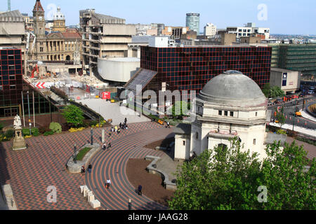 Abriss der alten Bibliothek, Birmingham, West Midlands, England, Europa und Paradise forum Stockfoto