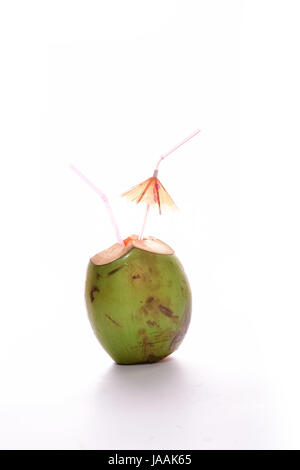 Grüne Kokosnuss Stockfoto
