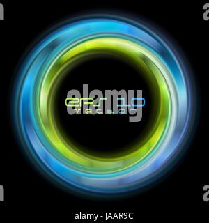 Abstrakt glänzend Kreise Hintergrund. Vektor-Logo Eps 10 Stockfoto
