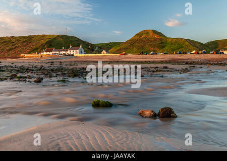 Katze Nab und Ship Inn, Saltburn Stockfoto