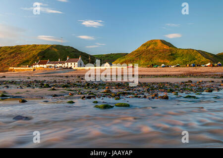 Katze Nab und Ship Inn, Saltburn Stockfoto