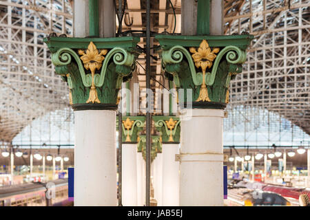 Manchester Piccadilly Bahnhof Stockfoto