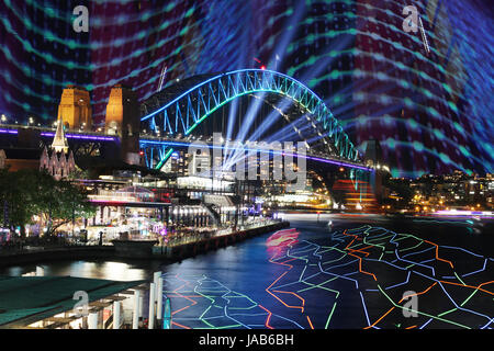 Vivid Sydney 2017 Stockfoto