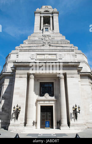 Freemasons' Hall in London, das Hauptquartier der Vereinigten Großloge von England Stockfoto