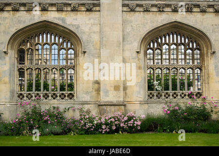 Die Fassade des Kings College in Cambridge Stockfoto