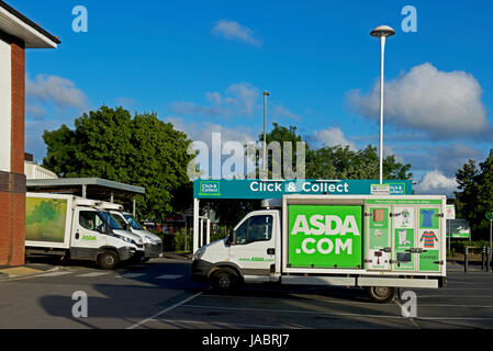 ASDA Lieferwagen, England UK Stockfoto