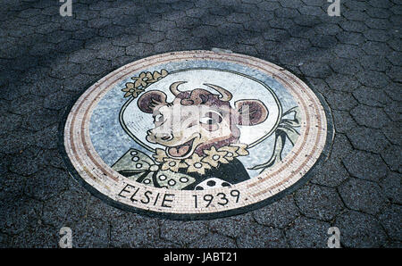 Mosaik - Flushing Meadows Corona Park Stockfoto