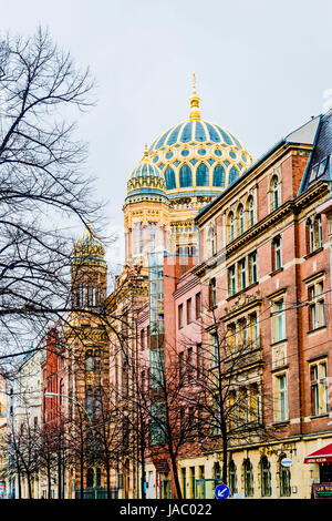 Berlin: Neue Synagoge Oranienburger Straße; Neue Synagoge Stockfoto