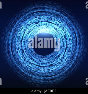 Sci-Fi-abstrakte Matrix futuristische Technologie Hintergrund illustration Stock Vektor