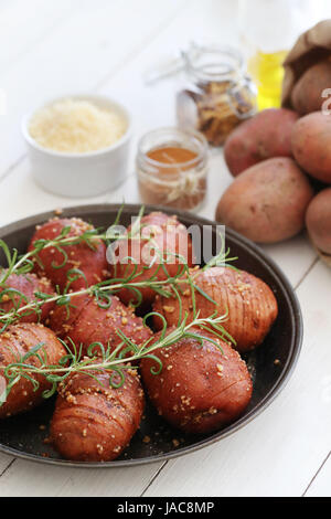 Rote Kartoffeln Stockfoto