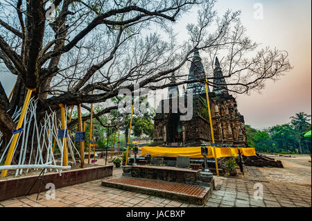 Chiang Mai, Thailand - Feb 25,2012: Wat Chet Yot ist ein buddhistischer Tempel in Chiang Mai im Norden Thailands. Es ist ein Zentrum der Wallfahrt für die ich geboren Stockfoto