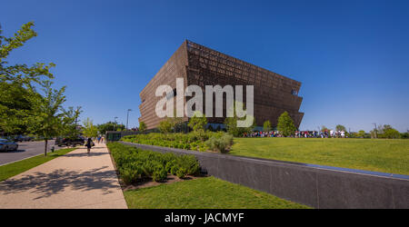 WASHINGTON, DC, USA - Smithsonian National Museum of African American History und Kultur. Stockfoto