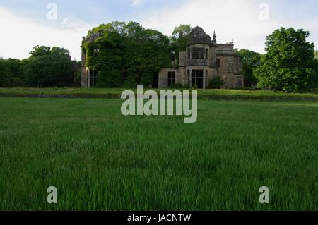 Verfallenen Villa, Poltalloch, Kilmartin, Schottland Stockfoto