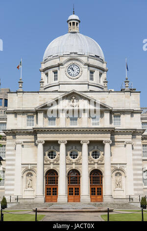 Abteilung des Taoiseach (so der Titel des stellvertretenden Ministerpräsidenten) im Regierungsgebäude. Dublin, Merrion Street, Irland. Stockfoto