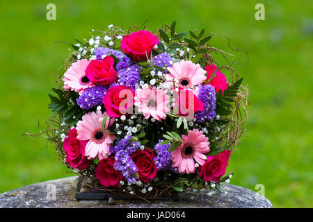 bunter Blumenstrauß Stockfoto