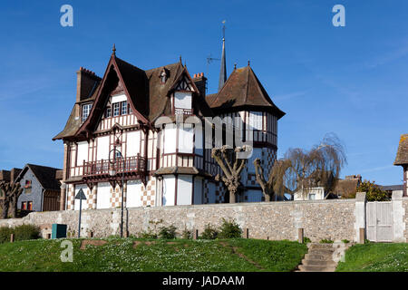 Haus in Les Andelys, Eure, Haute-Normandie, Frankreich Stockfoto