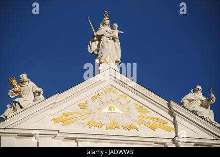 Kreuz Barock Stockfoto