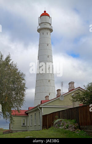 Leuchtturm von Tahkuna auf Hiuumaa, Estland zweitgrößte Insel Stockfoto