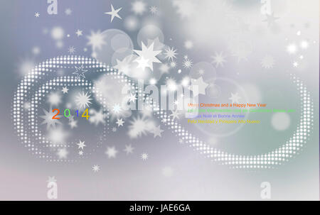 Weihnachtskarte Für Ein Zauberhaftes Weihnachtsfest (Und Ein Gutes Neues Jahr) Stockfoto