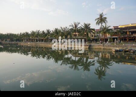 Altstadt Hoi an eine in den frühen Morgenstunden Stockfoto