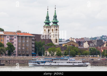 St.-Annen Kirche - katholische Kirche in Budapest, am rechten Ufer der Donau. Ungarn Stockfoto