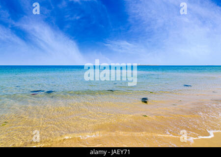 Schönen Sommer Blick von Serena Beach in Mandvi, Gujarat, Indien Stockfoto