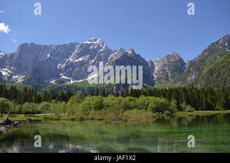 Laghi di Fusine, Italien (Tarvisio) Stockfoto