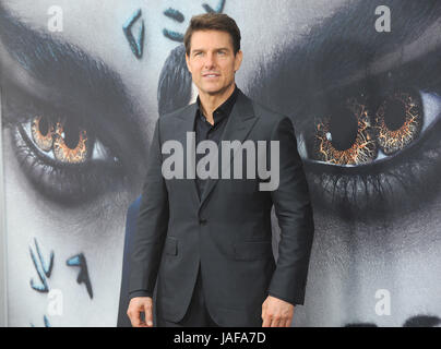 New York, NY, USA. 6. Juni 2017. Schauspieler Tom Cruise besucht die amerikanische Premiere für "Die Mumie" auf 6. Juni 2017 bei AMC Loews Lincoln Square in New York City. Bildnachweis:: John Palmer/Media Punch/Alamy Live-Nachrichten Stockfoto