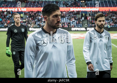 Brondby, Dänemark. 6. Juni 2017. Emre Can von Dänemark während der Fußball-freundliche zwischen Dänemark und Deutschland in Brondby Stadion gesehen. Bildnachweis: Gonzales Foto/Alamy Live-Nachrichten Stockfoto