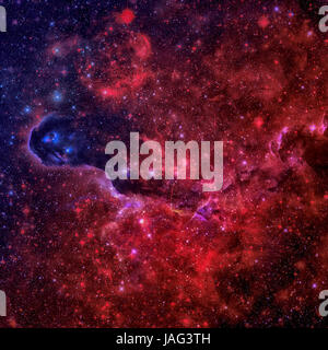 Schöne Nebel, Sterne und Galaxien. Elemente des Bildes von der NASA eingerichtet. Stockfoto