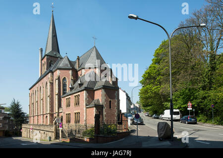 Deutschland, Nordrhein-Westfalen, Wuppertal-Elberfeld, Katkatholische Pfarrkirche Sankt Josef Stockfoto