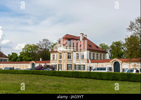 Die Porzellan Manufaktur Nymphenburg, München Stockfoto