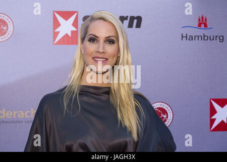 Prominente, die Teilnahme an der Henry-Nannen-Preis 2017 im Curio Haus, Hamburg Featuring: Judith Rakers wo: Hamburg, Deutschland bei: Kredit-27. April 2017: Schultz-Coulon/WENN.com Stockfoto