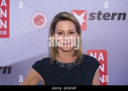 Prominente, die Teilnahme an der Henry-Nannen-Preis 2017 im Curio Haus, Hamburg Featuring: Anja Reschke wo: Hamburg, Deutschland bei: Kredit-27. April 2017: Schultz-Coulon/WENN.com Stockfoto