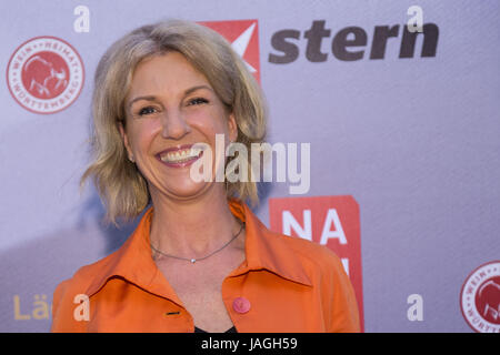 Prominente, die Teilnahme an der Henry-Nannen-Preis 2017 im Curio Haus, Hamburg Featuring: Gaby Bauer wo: Hamburg, Deutschland bei: Kredit-27. April 2017: Schultz-Coulon/WENN.com Stockfoto