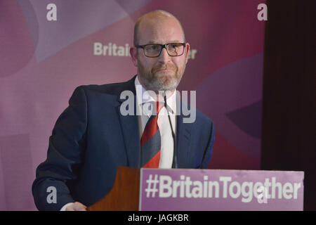 Die UKIP Führer Paul Nuttall startet allgemeine Wahlkampagne in den Marriott County Saal, London mit: Paul Nuttall Where: London, Vereinigtes Königreich bei: Kredit-28. April 2017: Howard Jones/WENN.com Stockfoto