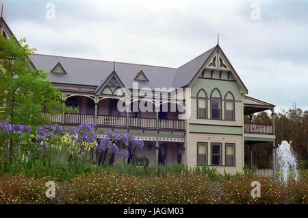 Paprika-Kloster, ein Hotel in der komplexen Pfefferbaum und Weingut, Hunter Valley, New-South.Wales, Australien Stockfoto