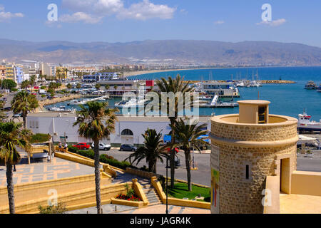 Roquetas de Mar Hafen Provinz Almeria Andulcia Spanien Stockfoto