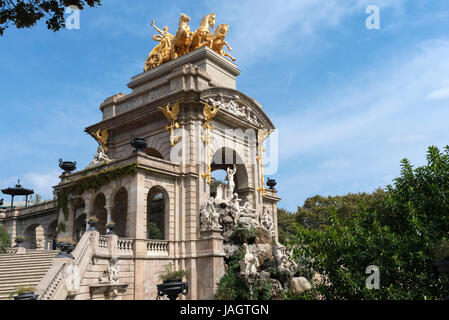 Denkmal in den Parc De La Ciutadella, Barcelona, Spanien Stockfoto