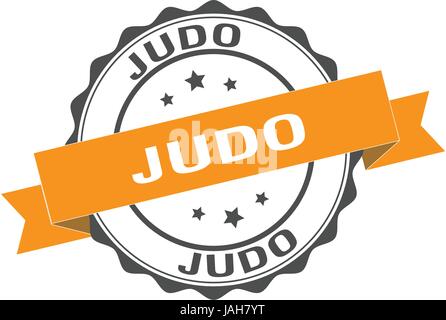 Judo-Stempel-Abbildung Stock Vektor