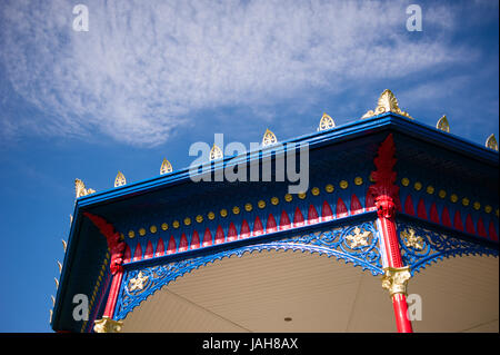 Magdalen grün und Musikpavillon bei Dundee West End. Liegt am nördlichen Ufer des Firth of Tay Dundee ist die viertgrößte Stadt in Schottland. Stockfoto