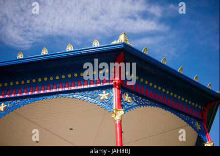 Magdalen grün und Musikpavillon bei Dundee West End. Liegt am nördlichen Ufer des Firth of Tay Dundee ist die viertgrößte Stadt in Schottland. Stockfoto