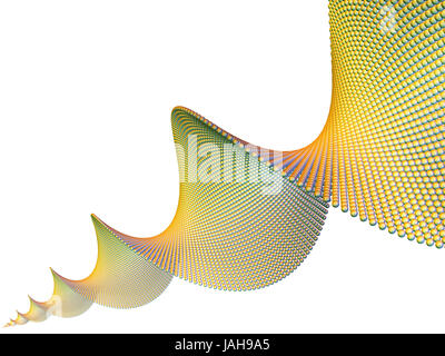 Serie pure Geometrie. Hintergrund der isolierten Spirale Elemente für Ihr Design muss zum Thema Wirtschaft, Wissenschaft und Technologie Stockfoto