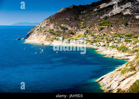 Cristal Meerwasser in der Nähe von Chiessi insel Elba Stockfoto