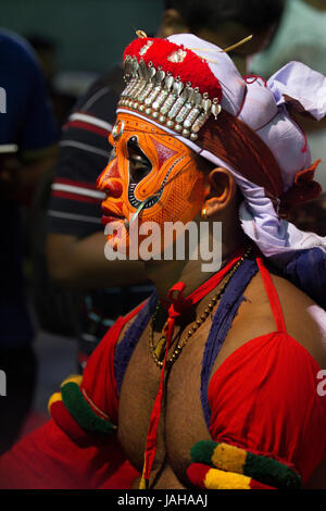 Theyyam Künstler Stockfoto