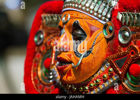 Theyyam Gesicht Stockfoto