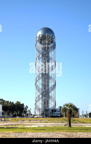 Alphabet-Turm in Batumi, Georgien Stockfoto