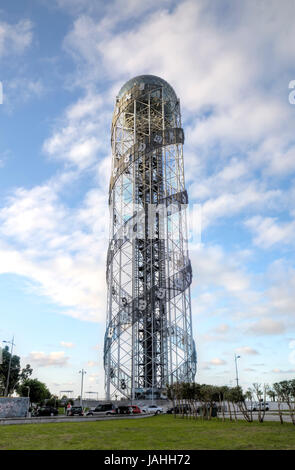 Alphabet-Turm in Batumi, Georgien Stockfoto