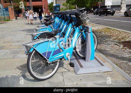 Indego Philadelphia Bike-sharing-Programm USA Stockfoto