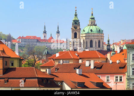 Prag-St.-Nikolaus-Kirche - Prag-St.-Nikolaus-Dom 01 Stockfoto